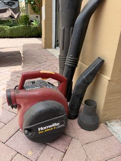 Blower With Attachments