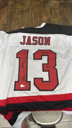 Ari Lehman Jason vorhees jersey autograph