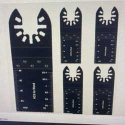 5Pcs Oscillating Multi Tool Saw blades