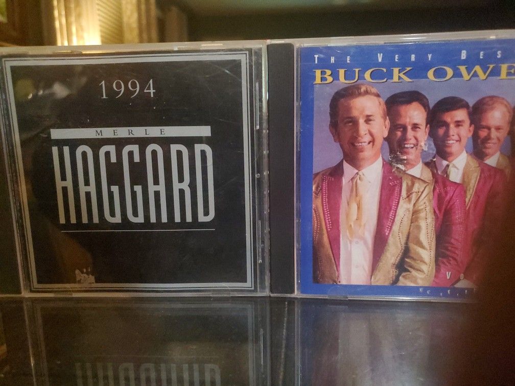 BAKERSFIELD'S VERY OWN BU K OWENS & MERLE HAGGARD CD LOT