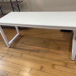 Chenhao Home Furniture Console Table 63” Length X 24” Deep X 29” High White 