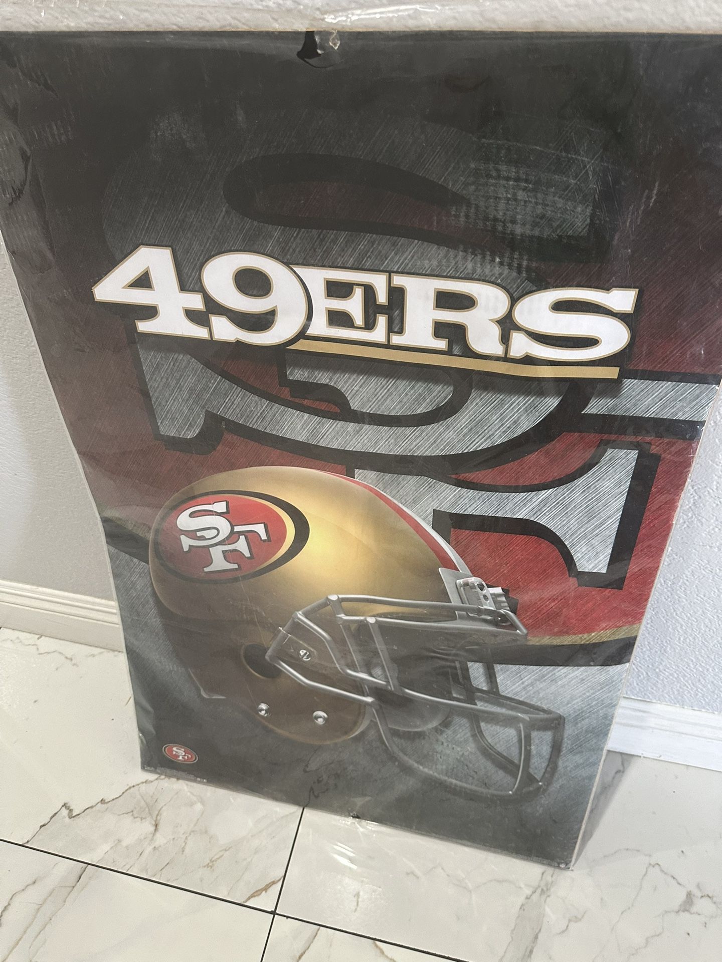 Trends International NFL San Francisco SF 49ers Helmet Wall Poster 36” x 24”