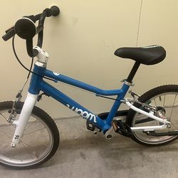 New woom 3 youth bike blue