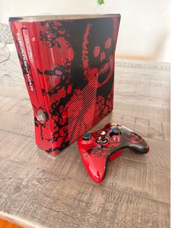 Microsoft Xbox 360 Gears of War Limited Edition Red/Black 250GB w Controller