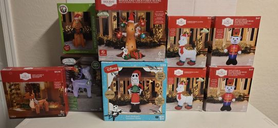Christmas Inflatables ALL NEW (Prices In Discription)