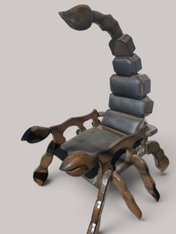 Artistic scorpion chair