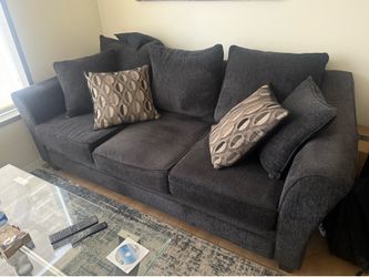 Blue Cloth Couch