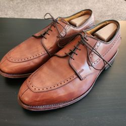 $80 OBO US Men's size 10 Allen Edmonds Kingsley Brown Calf Leather Dress Shoes. Handmade in USA.