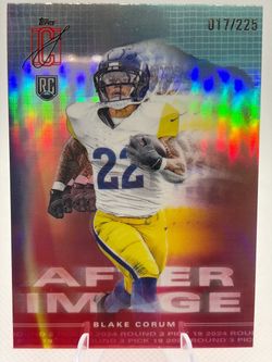 Blake Corum /(contact info removed) Topps Signature Class #AI-14 After Image