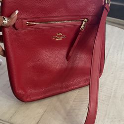 Authentic Coach Over The Shoulder Bag