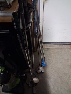 Golf Clubs And Balls