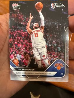 2026 Topps Now Jalen Brunson NBA Finals 1st Win #326