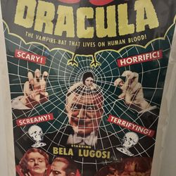 Vintage Dracula Movie Poster