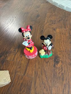 Vintage Mickey and Minnie, mouse piggy bank