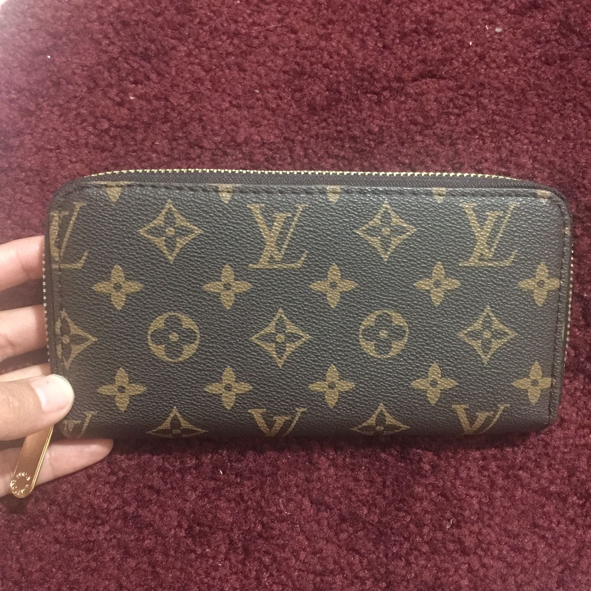 Wallet zippy purse handbag clutch