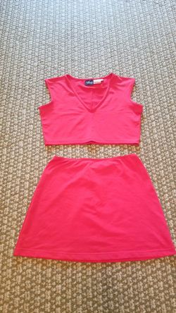 Boutique Europa Red shirt & skirt