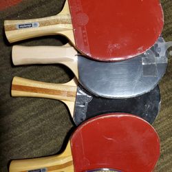 Paddles New. Chanlmpions Table Tennis Paddles.  $10. 00 Each. 