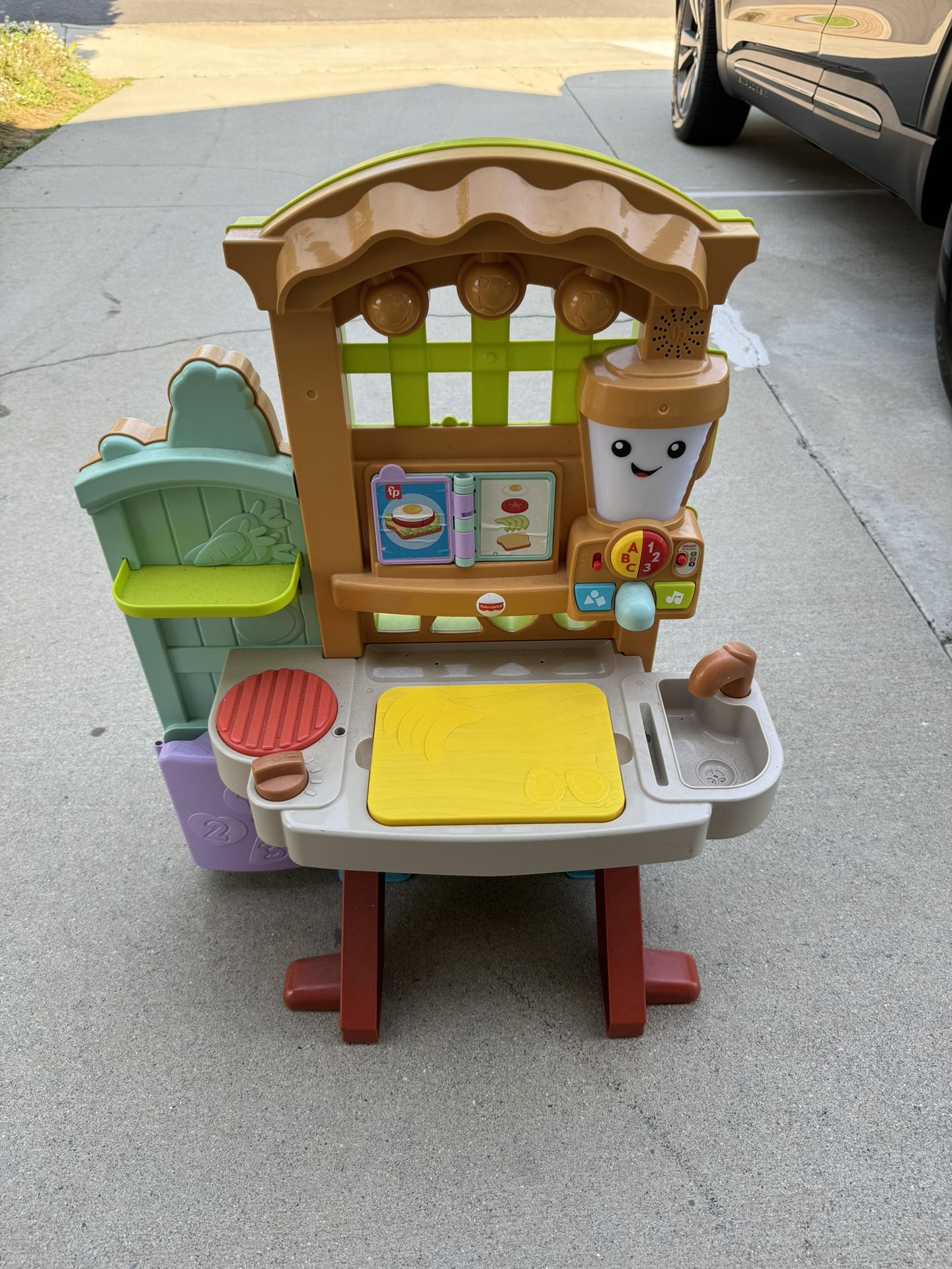 Fisher Price Laugh & Learn Grow The Fun Garden To Kitchen 