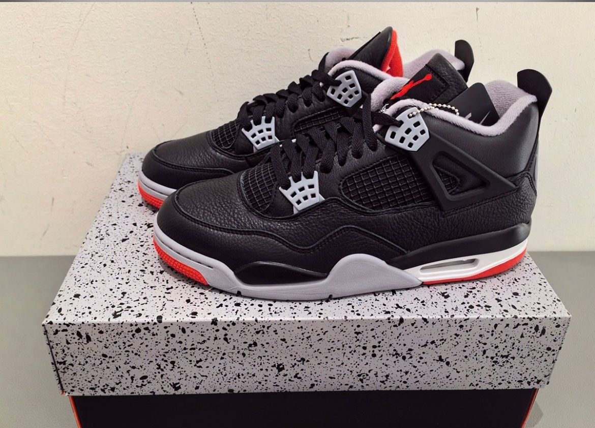 Jordan 4 Retro Bred Reimagined( Brand New ✅)