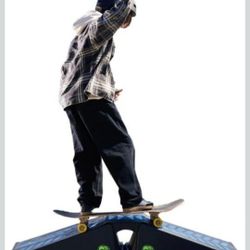 Ten-Eighty Micro Flybox Launch Ramp Set with 2 Connecting Ramps,Portable Skateboard 