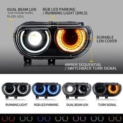 Challenger Headlights Assembly