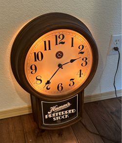 Vintage Electric Hamms Beer Clock