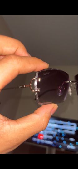 Cartier glasses Dimond cut