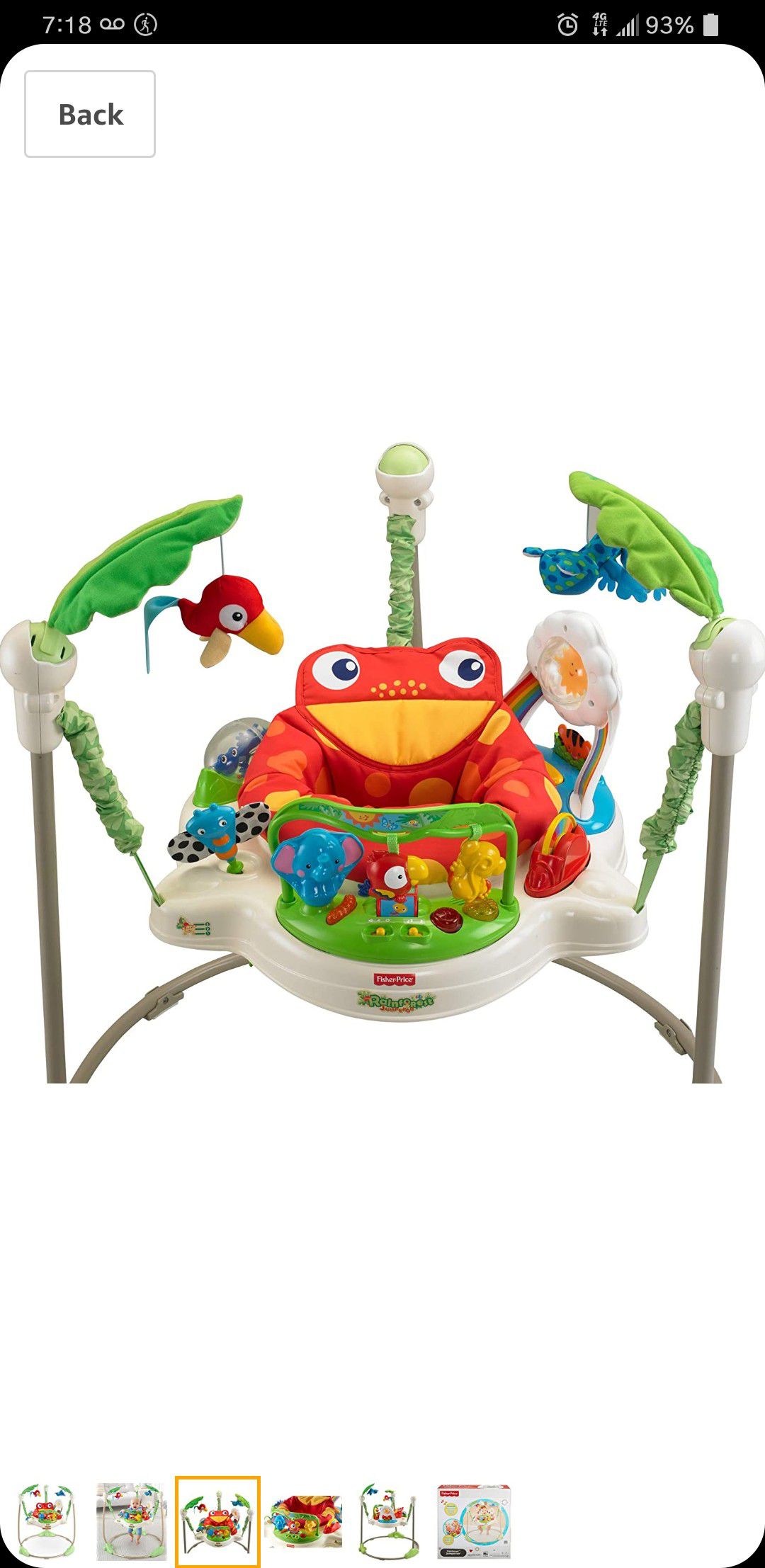 Fischer Price Jumperoo -- Like New Condition