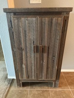 Rustic storage cabinet