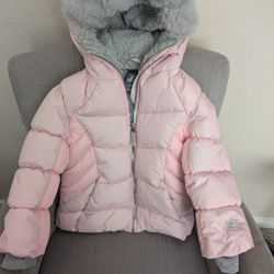 Girls 6/6X Hooded Puffer Jacket