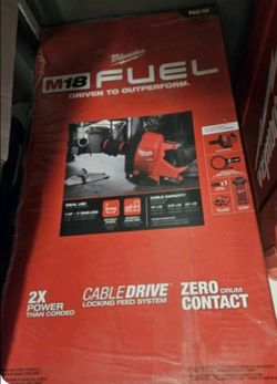 Milwaukee m18 fuel driver cable new $400