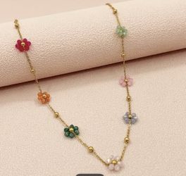 Flower Gold necklace