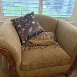 Very Clean & Nice Couch & Chair For Sale