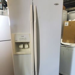 WHIRLPOOL SIDE BY SIDE FRIDGE