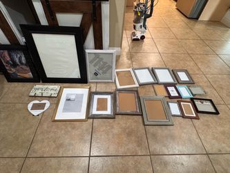 MOVING SALE – 20-Piece Picture Frame Bundle – $45 CASH