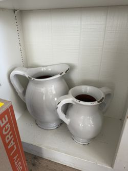 Pottery Barn Pitchers 