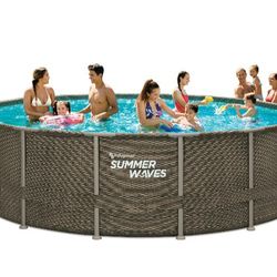 16ft × 48 In Deep Family Pool