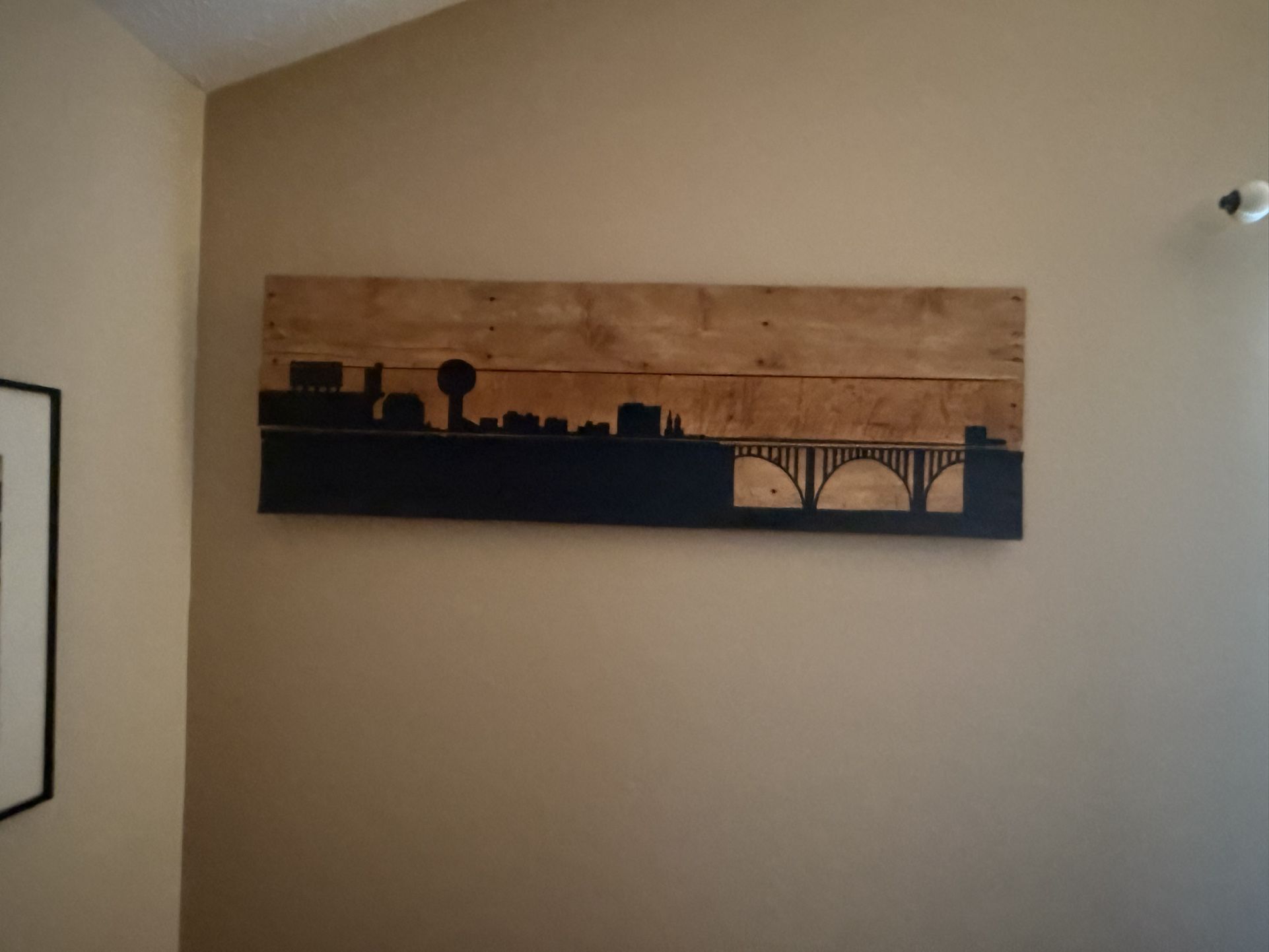 Rustic Knoxville skyline Wall Art