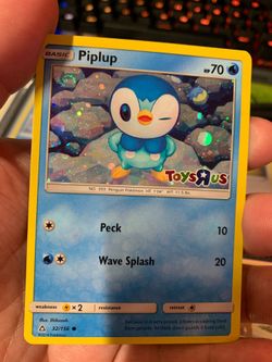 Piplup Card Toys R us exclusive