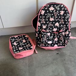 Bag pack And Lunch Bag