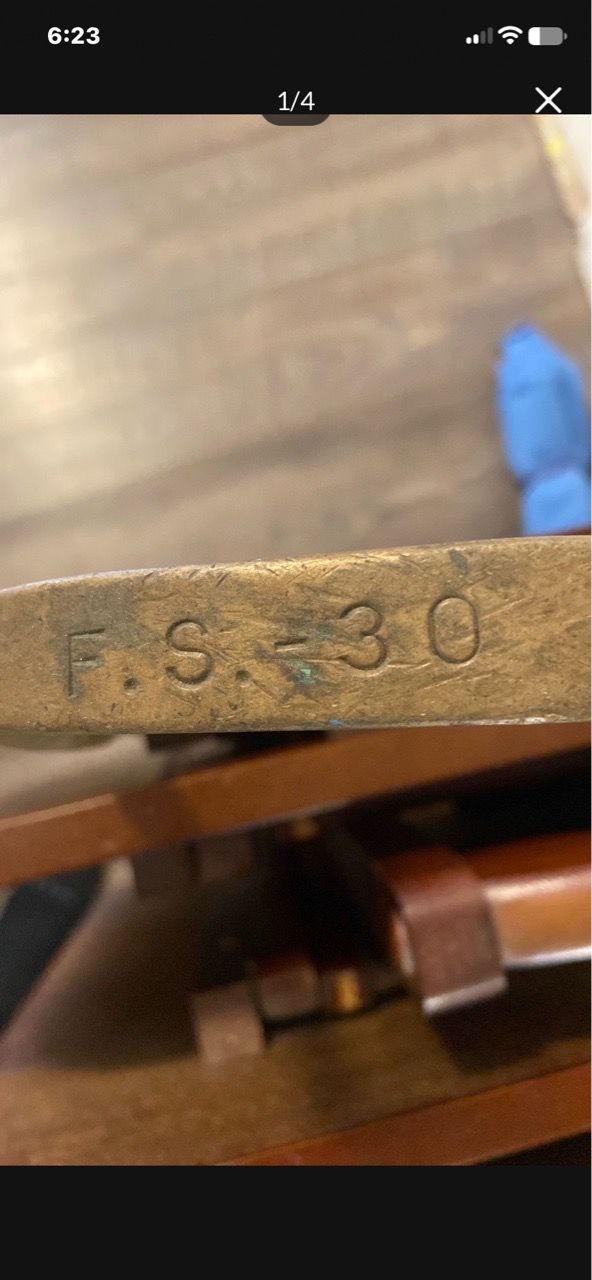 Vintage Brass Acushnet Bullseye F.S.-30 right hand golf putter 35” for ...