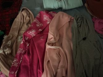 4 girls/kids kids size zip up jackets