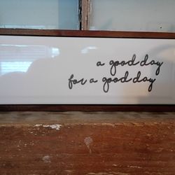 Ceramic Tile Framed Sign 