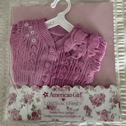 American Girl Love Shack Fancy Garden Party Cardigan. 