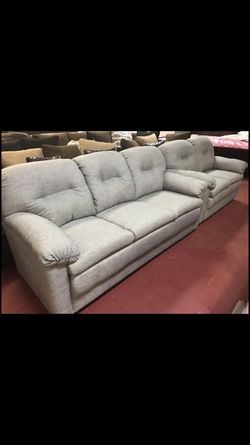 Brand new light grey sofa and Loveseat