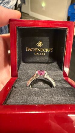 Platinum engagement ring