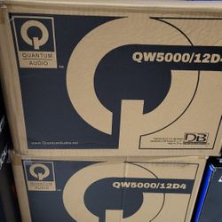 Quantum Audio 12" Subwoofers Pair 