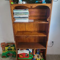 Wood Book Shelf 