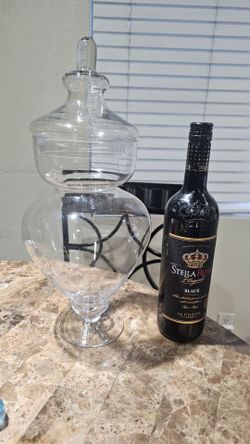 Glass Candy Jar