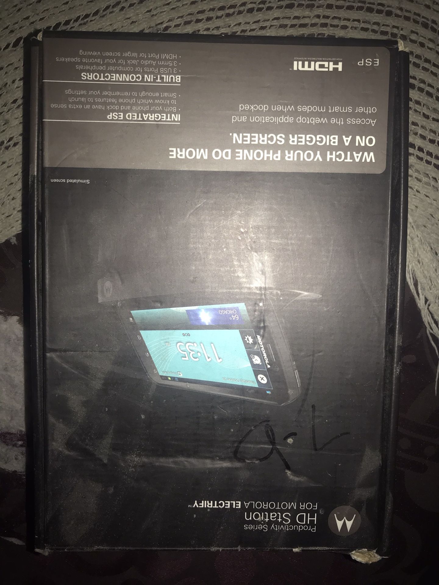 New HD station for Motorola futon for G only $60